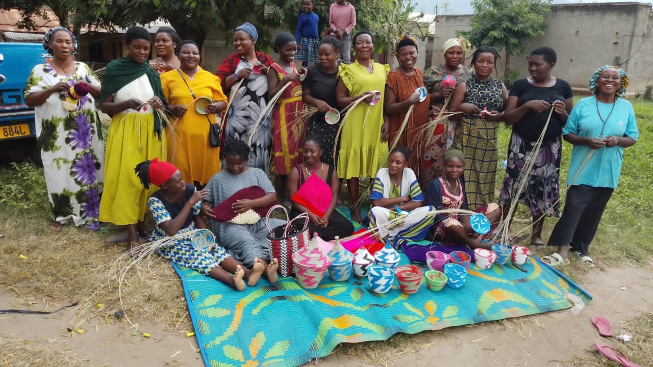 Women artisans collaborating — MOFA Artisan Skills Program, Kasese Uganda