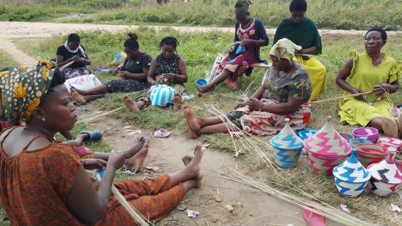 Women artisan craft group — MOFA Artisan Skills Program, Kasese Uganda