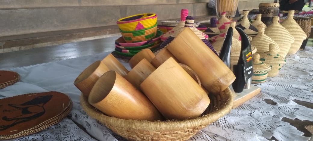 Artisan craft display — MOFA Artisan Skills Program, Kasese Uganda