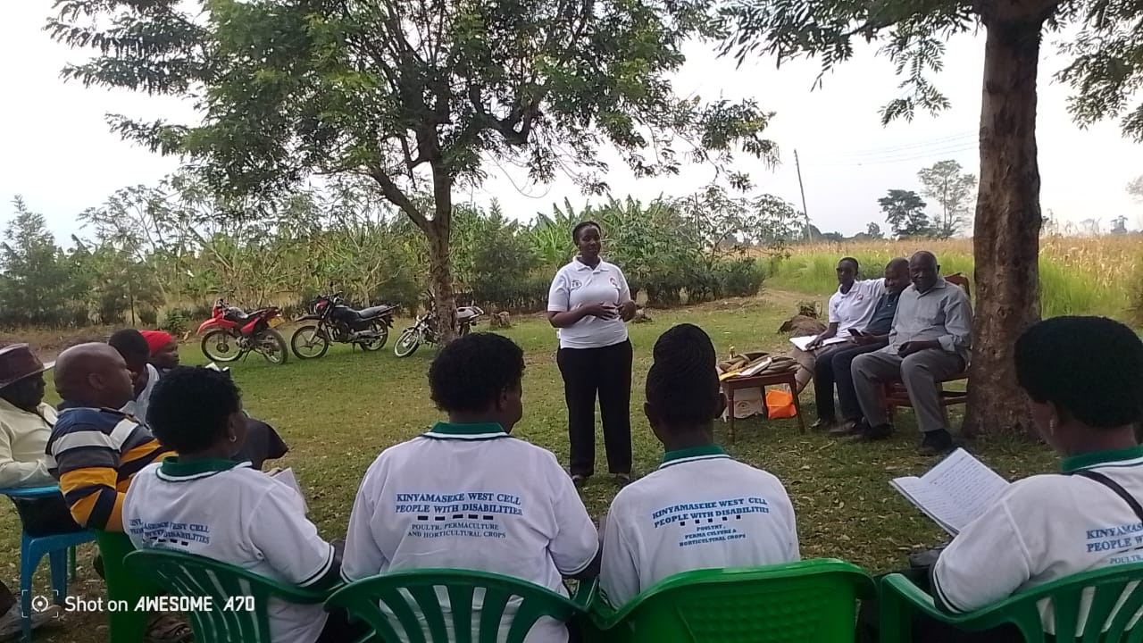 MOVFACOS members being trained in beekeeping in partnership with MAC BEE, Kasese Uganda
