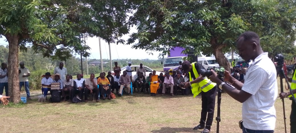 MOFA and community leadership hosting the National Executive Director Uganda Development Forum at MENODA SITE